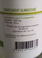 Mängden socker i Chlorella Bio