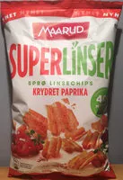 Mängden socker i Superlinser krydret paprika