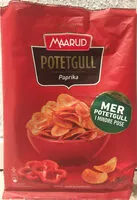 Mängden socker i Potetgull Paprika