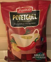 Mängden socker i Potetgull med smak av chili bernaise