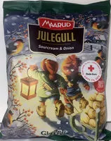 Mängden socker i Julegull Sourcream & Onion