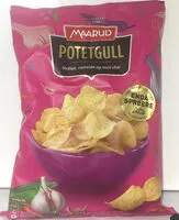 Mängden socker i Potetgull Hvitløk, ramsløk og mild chili