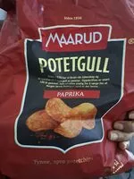 Mängden socker i Potetgull Paprika