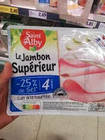 Mängden socker i jambon supérieur