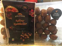 Mängden socker i Kjøttboller av kylling