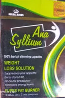 Mängden socker i Ana Syllinum