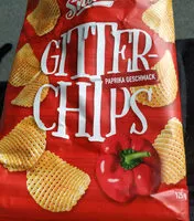Mängden socker i Gitter Chips Paprika Geschmack