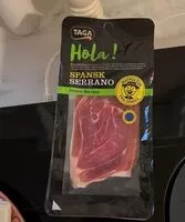 Mängden socker i Spansk serrano