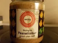 Mängden socker i Økologisk peanøttsmør grovt uten salt