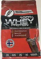 Mängden socker i Whey 100% Protein Chocolate flavoured