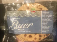Mängden socker i 8 potetkaker
