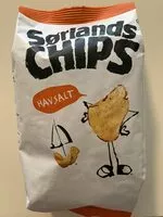 Mängden socker i Sørlands Chips Havsalt