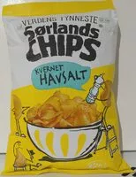 Mängden socker i Verdens Tynneste Sørlandschips Kvernet Havsalt