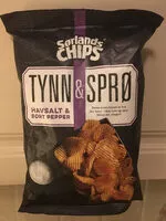 Mängden socker i Tynn & Sprø Havsalt & Sort Pepper