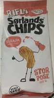 Mängden socker i Rifla Sørlands Chips Sriracha Med litt trøkk!