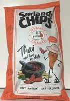 Mängden socker i Sørlands Chips Thai med hint av chili