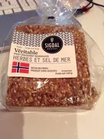 Mängden socker i VÉRITABLE PAIN CRAQUANT NORVÉGIEN HERBES ET SEL DE MER
