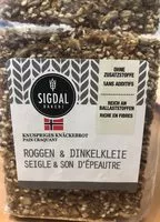 Mängden socker i Pain craquant au seigle et son d'épeautre