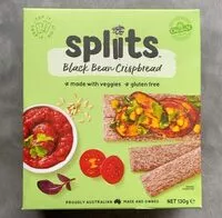 Mängden socker i Splits blackbean crispbread