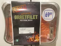 Mängden socker i Naturell Ørretfilet med skinn, benfri