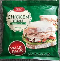 Mängden socker i Shredded chicken breast