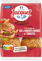 Mängden socker i 4 pains burgers blé & haricots rouges et tomates