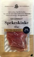 Mängden socker i Fjelltørket Spekeskinke ekstra modnet