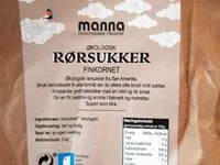 Mängden socker i Rørsukker