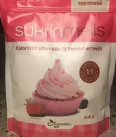Mängden socker i Sukrin Melis