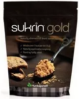 Mängden socker i Sukrin Gold 500g