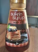 Mängden socker i Sukrin syrup maple