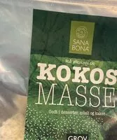 Mängden socker i Kokos  masse