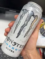 Mängden socker i Ultra White energidrikk, zero sugar