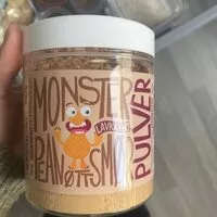 Mängden socker i Peanøttsmør pulver