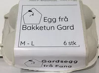 Mängden socker i Gårsegg fra Fana