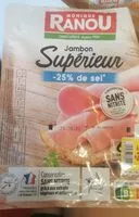 Mängden socker i Jambon supérieur