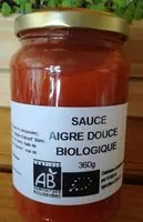 Mängden socker i Sauce aigre douce biologique