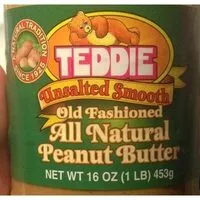 Mängden socker i Peanut Butter, Old Fashioned, All Natural, Unsalted Smooth