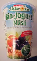 Mängden socker i Bio-Joghurt Müsli