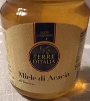 Mängden socker i Miele di acacia
