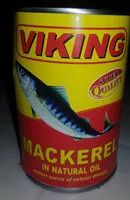 Mängden socker i Maquereau au naturel Mackerel