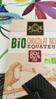 Mängden socker i chocolat noir bio équateur 85%