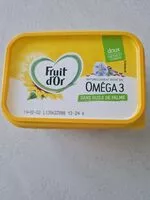 Mängden socker i Margarine 50% MG riche en omega 3 sans huile de palme