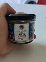 Mängden socker i Rillettes de thon au piment d'Espelette