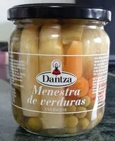 Mängden socker i Menestra de verduras
