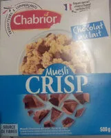 Mängden socker i muesli crisp