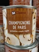 Mängden socker i Champignons de Paris