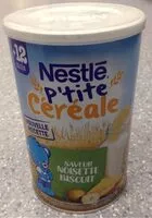 Mängden socker i P'tite céréale saveur noisette biscuit