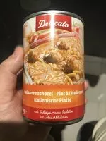 Mängden socker i Italiaanse Schotel