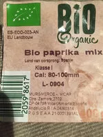 Mängden socker i Bio Paprika mix
